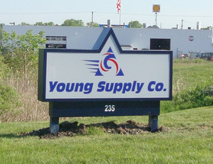 Young Supply Completes Move With New Signs 
